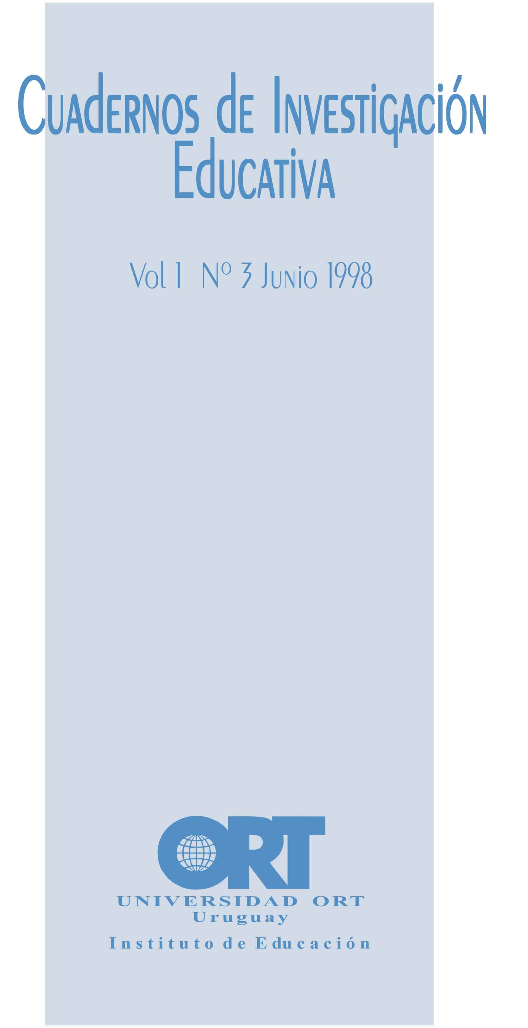 					Ver Vol. 1 Núm. 3 (1998)
				
